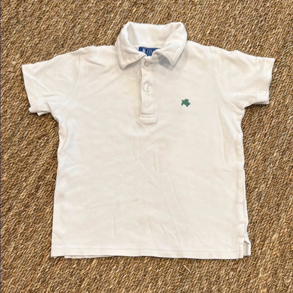 Classic White J. Bailey Kids Polo Shirt
